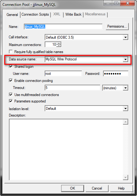 Connection Pool for MySQL in Oracle Analytics Server RPD