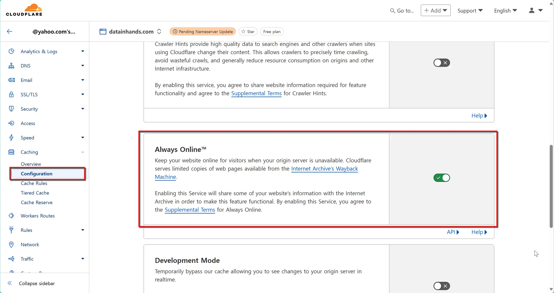 Cloudflare - Caching Configuration 2